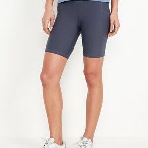 NWT Old Navy High-Waisted Powersoft Biker Shorts| Size L